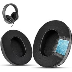 Krone Kalpasmos Instant-Chill nomaiņas austiņas priekš Sony MDR-7506, Sony MDR-7506 rezerves ausu spilventiņi dzesēšanas gēla ausu spilventiņi saderīgi ar Sony MDR-V6 V7 CD900ST