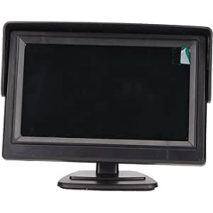 Goshyda 4,3 collu automašīnas monitors krāsains LCD aizmugures skata monitors ar saulessargu atbalstu automašīnas kamera DVD VCD STB uztvērējs Lielākā daļa TFT monitoru displeju