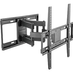 RICOO S7844 TV Wall Mount Swivelling Tilting for 32-55 Inch Universal TV Mount for Wall Mount TV 55 Inches up to 45 kg with Max. VESA 400 x 400 mm