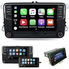 SCUMAXCON 6,5 collu automašīnas radio RCD360 Carplay MirrorLink Bluetooth USB SD, kas paredzēts VW Golf MK5 6 Caddy Polo EOS CC