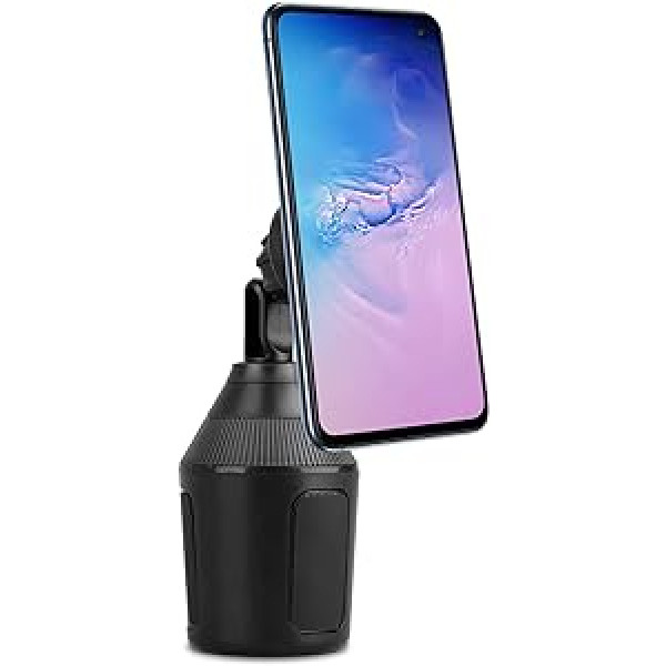 EEEKit automobilio telefono laikiklio magnetas puodelių laikikliui, universalus reguliuojamas mobiliojo telefono laikiklis, skirtas iPhone XS XS Max XR X 8 Plus 7 6s 6 Plus, Samsung Galaxy S10 S10 + S9 S9 + S8 S7 Note ir visi mobilieji telefonai