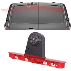 Navinio automašīnas trešā jumta montāžas bremžu gaismas kameras bremžu gaismas stāvvietas kameras atpakaļgaitas kameras IR gaisma priekš Citroen dispečera Toyota Proace Peugeot Expert Traveler Van 3 Transporter