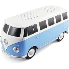 BRISA VW kolekcija — Volkswagen Tragbarer Portabler-Bluetooth-Lautsprecher-Wireless-Kabellos T1 Bulli Bus (Maßstab: 1:20/Classic Bus/Blau)