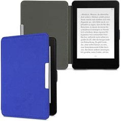 kwmobile futrālis, kas saderīgs ar Amazon Kindle Paperwhite — neilona eReader aizsargvāciņš (modeļiem līdz 2017. gadam) — zils