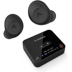 Avantree Ace T40 (HT4130) bezvadu ausīs ievietojamas austiņas, Bluetooth 5.2 austiņas ar optisko raidītāju, 3,5 mm AUX, RCA porta televizors