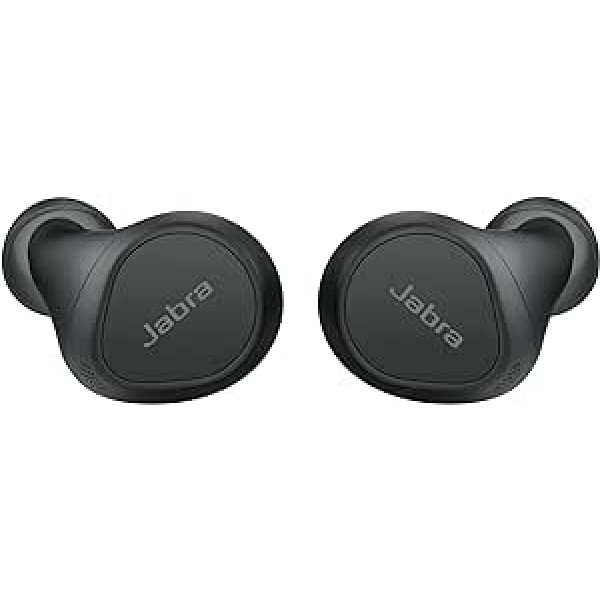 Jabra Elite 7 Pro ieliekamās Bluetooth austiņas — patiesas bezvadu austiņas kompaktā dizainā ar regulējamu aktīvo trokšņu slāpēšanu un Jabra multisensoru balsi skaidriem zvaniem — melnas