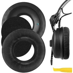 GEEKRIA Earpad for HD25-1, HD25-II, HD25SP, HD25SP-II Austiņu ausu spilventiņi/Ausu spilventiņi/Ausu uzgaļi/Ausu vāciņš/Ausu spilventiņi remonta daļas (melnas)