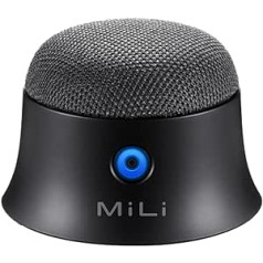 MiLi mazās magnētiskās Bluetooth skaļruņu kastes, saderīgas ar iPhone 13 MagSafe, Mini Wireless Bloototh Speech Soundbox, Music Box, Bluetooth Box (melns)