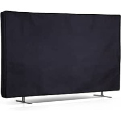 kwmobile 65 collu televizora maciņš - televizora ekrāna aizsargvāciņš - televizora ekrāna putekļu vāciņš - tumši zils