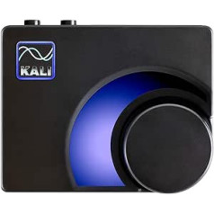 Kali Audio MV-BT profesionālais monitora kontrolieris un Bluetooth uztvērējs — bezvadu audio raidītājs (Bluetooth adapteris, XLR / 6,3 mm ligzdas stereo izeja, LED mērītājs) melns
