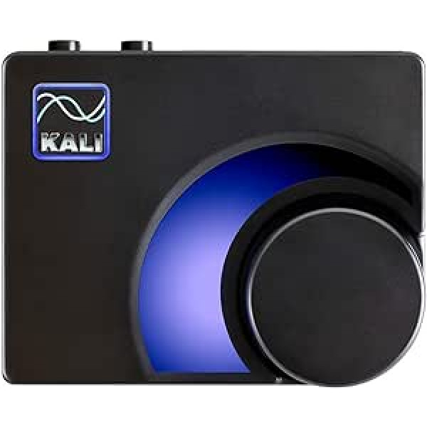 Kali Audio MV-BT profesionālais monitora kontrolieris un Bluetooth uztvērējs — bezvadu audio raidītājs (Bluetooth adapteris, XLR / 6,3 mm ligzdas stereo izeja, LED mērītājs) melns