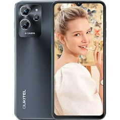 Viedtālrunis OUKITEL C32 bez līguma, Android 12 mobilais tālrunis ar 8 GB (13 GB) + 128 GB/SD 1 TB astoņkodolu procesoru, 6,52 collu HD+ displejs, 5150 mAh ar 10 W ātrās uzlādes mobilajiem tālruņiem, 20 MP kamera,