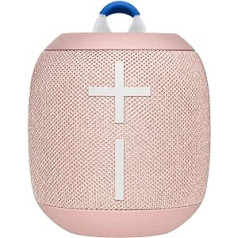 Ultimate Ears Wonderboom 2 pārnēsājams Bluetooth skaļrunis, 360 ° skaņa, ūdensnecaurlaidīgs un putekļu necaurlaidīgs, āra režīms, savienojiet divus skaļruņus stereo skaņai, 13 stundu akumulatora darbības laiks - persiku/rozā krāsā