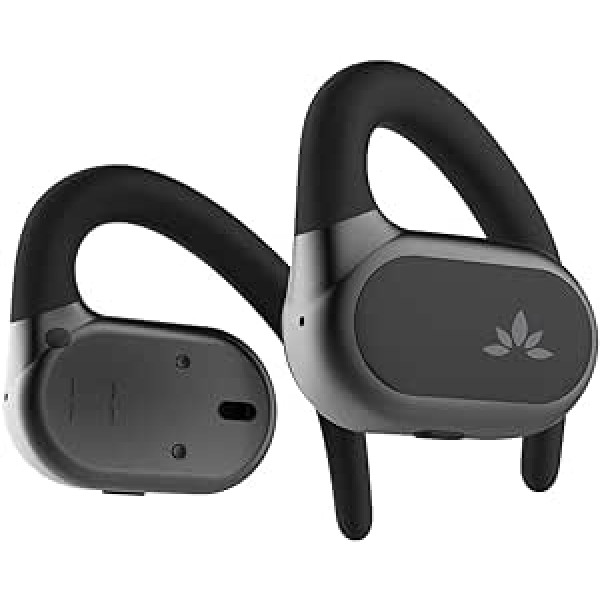 Avantree Breeze Open Ear Bluetooth 5.2 austiņas ar galvas stīpu ar āķiem, aiz auss, bezvadu, ērtas un drošas piegulšanas un apkārtējās vides uztveres, lieliski piemērotas pārgājieniem, skriešanai un treniņiem