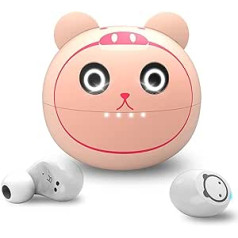 Bērnu austiņas Bluetooth 5.0 Girls austiņas bezvadu ar mikrofonu 36H Playtime IPX5 ūdensizturīgs LED displejs USB-C in-ear Bluetooth austiņas viedtālruņiem