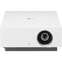 LG CineBeam HU810PW Forte līdz 762 cm (300 collu) CineBeam Laser 4K UHD (2700 lūmeni, HDR10, webOS 5.0, viedās funkcijas) Balts