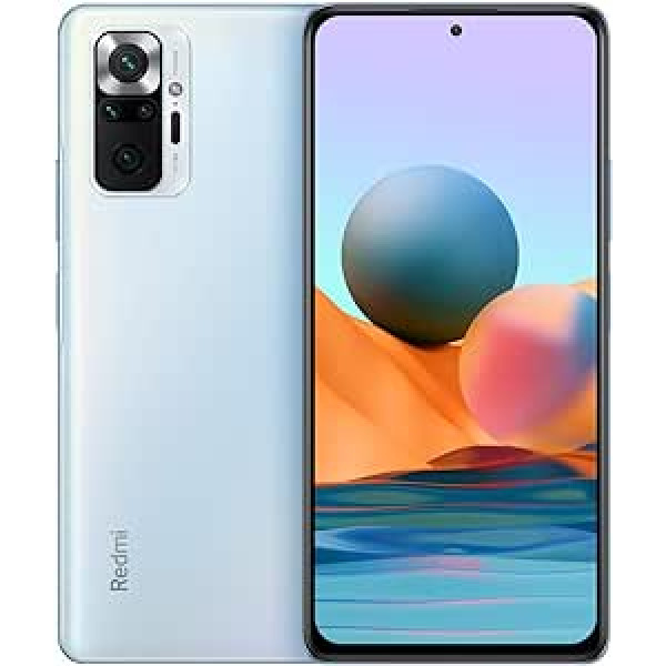 Xiaomi Redmi Note 10 Pro viedtālrunis 6 GB 64 GB 6,67 collas 120 Hz AMOLED DotDisplay 108 MP platleņķa kamera 5020 mAh (tips) NFC divu SIM karte Azul [versija en español]