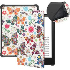 NUPO Hülle für Kindle Paperwhite (11. Generation — 2021) 6,8 Zoll, PU Lederhülle Cover Mīksts TPU Rückseite Abdeckung Schutzhülle Tasche Auto Sleep/Wake für Amazon Kindle Paperwhite 2021, color03