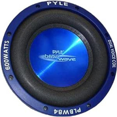 Pyle PLBW84 600 W Blue Wave augstas veiktspējas zemfrekvences skaļrunis 8 collu