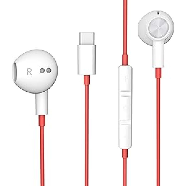 USB C austiņas, ausīs ievietojamas austiņas HiFi stereo magnētiskās C tipa austiņas ar mikrofonu un skaļuma kontroli priekš Google Pixel 2/3/4/XL, Huawei P30 P20 / Mate 20 30, Note 10, Xiaomi Mi 8, iPad Pro 2018