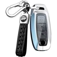 ontto Smart Car Key Case Der Nissan X-Trail T33 Qashqai J12 Ariya Altima Teana 2022 2023 Tālvadības pults Metāla aizsargvāciņš Key Case Key Case Key Case Sudrabs