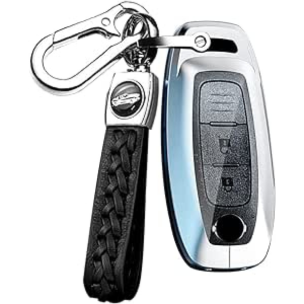 ontto Smart Car Key Case Der Nissan X-Trail T33 Qashqai J12 Ariya Altima Teana 2022 2023 Tālvadības pults Metāla aizsargvāciņš Key Case Key Case Key Case Sudrabs