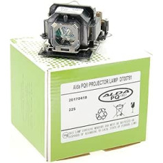 Alda PQ-Premium, Beamerlampe/Ersatzlampe saderīgs ar DT00781, RLC-027, 78-6969-6922-6 HITACHI CP-RX70, CP-X1, CP-X2, CP-X253, CP-X4, ED-X24, ED-X24 -X22 Projektoren, Lampe mit Gehäuse