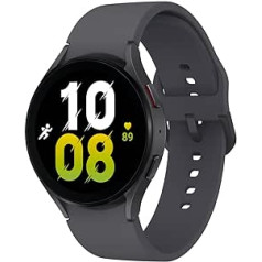 Samsung Galaxy Watch5 apaļš Bluetooth viedpulkstenis Wear OS fitnesa pulkstenis fitnesa izsekotājs 44 mm grafīts (vācu versija)