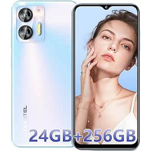 Viedtālrunis OUKITEL C35 bez līguma (2024. g.), 24 GB + 256 GB/1 TB, mobilais tālrunis bez līguma, Android 13, 50 MP + 8 MP, 6,56 collu HD+ displejs, 5150 mAh akumulators, 4G Dual mobilais tālrunis bez Simlock