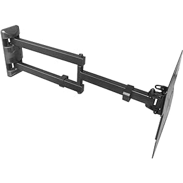 TV Wandhalterung Universal Fernseh Halterung - Schwenkbar Neigbar - Monitor Halter für 3D HD LED LCD - 15'-50' Zoll - VESA 75 100 200x100 200 schwarz Modelis: S89B