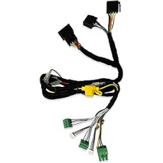 ETON UG ACCM4: ISO aukšto lygio jungties kabelių rinkinys ISO, skirtas ETON stiprintuvui Micro 250.4, jungtys su kištuku, 4 kanalai