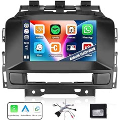 [2G + 64G] Automašīnas radio Android 13 2 DIN ierīcēm Buick Excelle GT XT/Opel Astra J 2010-2014, 7 collu skārienekrāna automašīnas radio ar Carplay Android automašīnas GPS navigāciju WiFi FM Bluetooth Canbus un Mirrorlink