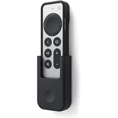 elago Remote Holder Mount Compatible with Apple TV 4K Siri Remote 3rd Generation (2022) and 2nd Generation (2021) (Black)