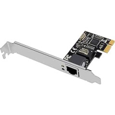 DriverGenius 1 porta divu profilu PCI Express PCIe Gigabit tīkla servera adaptera NIC karte — PCIe NIC