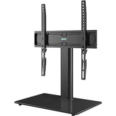 1home LCD/LED TV stand glass stand, holder Black