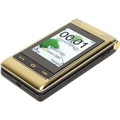 Bewinner 3G atrakintas vyresnysis atverčiamas mobilusis telefonas, didelio mygtuko dviejų SIM kortelių vyresnysis mobilusis telefonas, dvipusis 3,0 colio didelis ekranas, 5900 mAh baterija, apverčiamas mobilusis telefonas pagyvenusiems žmonėms ir vaikams 