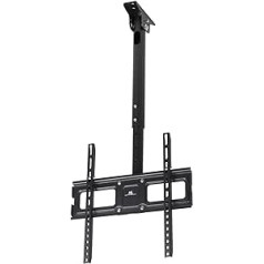 Maclean MC-943 Universal OLED QLED LED LCD Plasma TV Ceiling Mount Swivelling Tilting Height Adjustable Bracket 32-50 Inches to 35 kg Also for Sloping Roofs (for a TV)