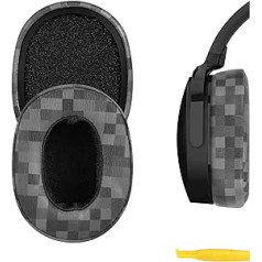 Geekria QuickFit rezerves ausu spilventiņi Skullcandy Crusher Wireless, Crusher Evo, Crusher ANC, Hesh 3, Hesh Evo, Hesh ANC austiņas, ausu spilventiņi, austiņu ausu spilventiņi Ausu kausu vāciņš (MC Stone)