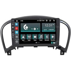 Personalizēts automašīnas radio priekš Nissan Juke ar standarta radio ligzdu Android GPS Bluetooth WiFi USB DAB+ skārienekrāns 9 collu 8Core Carplay Android Car