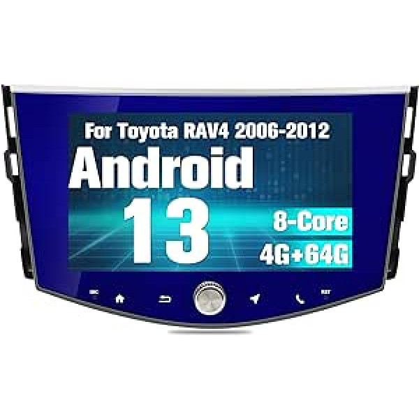 Toyota RAV4 Car Radio 2006-2012, Ponskoy 8