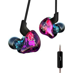 Yinyoo KZ ZST In-Ear Kopfhörer Kopfhörer In-Ear Stereo Ohrhörer Augstas izšķirtspējas austiņas ar mikrofonu iPhone Samsung viedtālruņa planšetdatoriem iPad PC MP3 atskaņotājiem