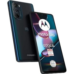 Motorola edge30 Pro 6,7 collu FHD+ displejs 50MP kamera 12/256GB 4800mAh Android 12 Cosmos Blue ar aizsargvāciņu + automašīnas adapteris [ekskluzīvi Amazon]