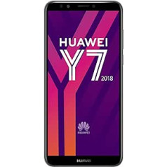 Huawei Y7 viedtālrunis (15,2 cm / 5,99 collas FullView displejs, 16 GB iekšējā atmiņa, divas SIM kartes, Android 8.0) Melns