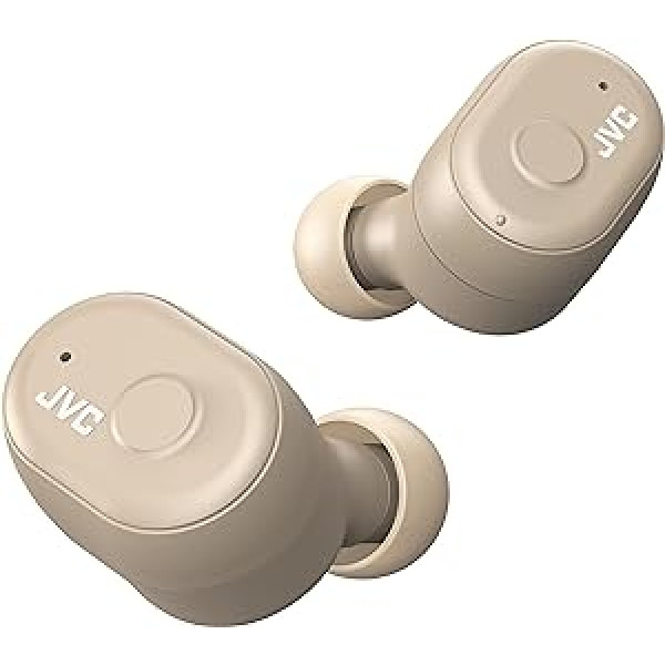 JVC HA-A11T Marshmallow True bezvadu austiņas ar mikrofonu — Taupe