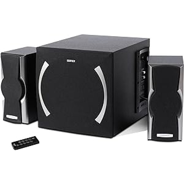 EDIFIER XM6BT 2.1 Bluetooth-Lautsprechersystem ar Wiedergabemöglichkeit no USB/SD-Karte (schwarz)