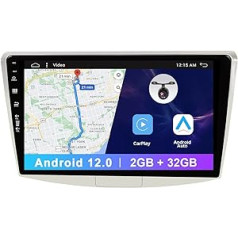 10 Inch IPS Car Radio Android 12 for VW Passat B7 B6/Magotan-GPS 2 DIN-Free Reversing Camera Supports DAB/Steering Wheel Control/WiFi/Bluetooth/Mirrorlink/Carplay/USB/RDS