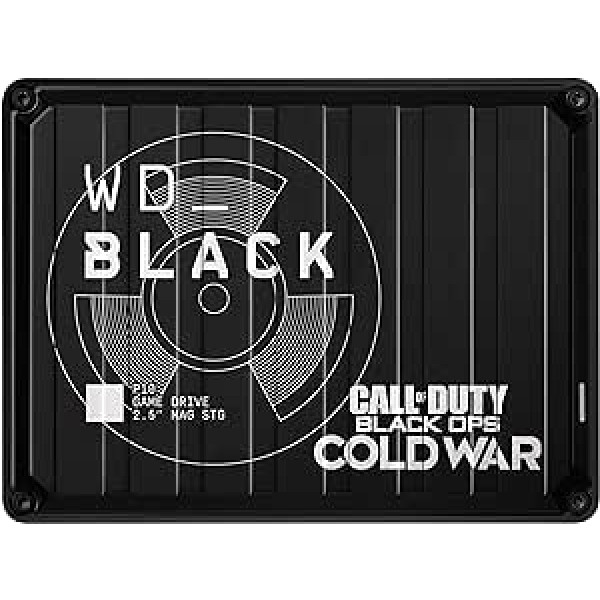 WD_BLACK P10 spēļu disks Call of Duty: Black Ops Cold War Special Edition 2TB (spēļu atmiņa, pārsūtīšanas ātrums līdz 140 MB/s) melns