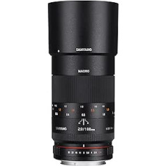 Samyang 100mm F2.8 ED UMC pilna kadra telefoto makro objektīvs Canon EF digitālajām spoguļkamerām