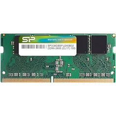 Silicon Power 8 GB DDR4 2400 Mhz SO-DIMM Desktop 260-PIN atmiņas modulis - zaļš