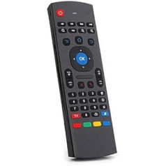 Acemax MX3 2.4G belaidė oro pelė su Qwerty klaviatūra IR mokymosi funkcija Geriausias partneris Matricom G Box F XBMC Kodi HTPC Media Player Mini PC Android TV Box